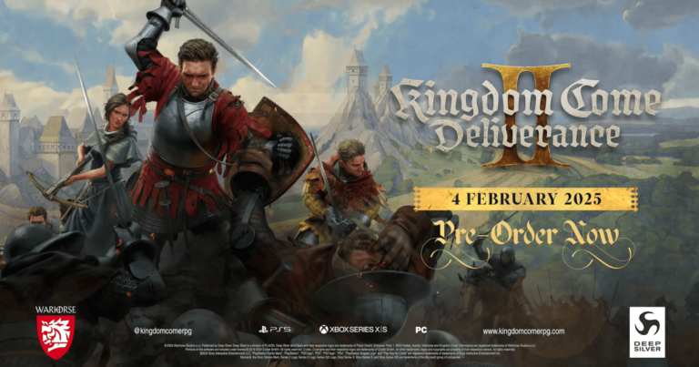 Stunning concept art for Kingdom Come: Deliverance 2 showcasing detailed medieval environments and characters