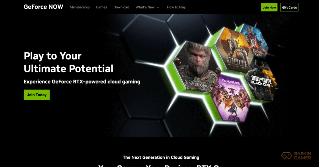 GeForce Now lets you stream them in stunning quality. Its free and premium tiers give players options, making it perfect for both casual and hardcore users.