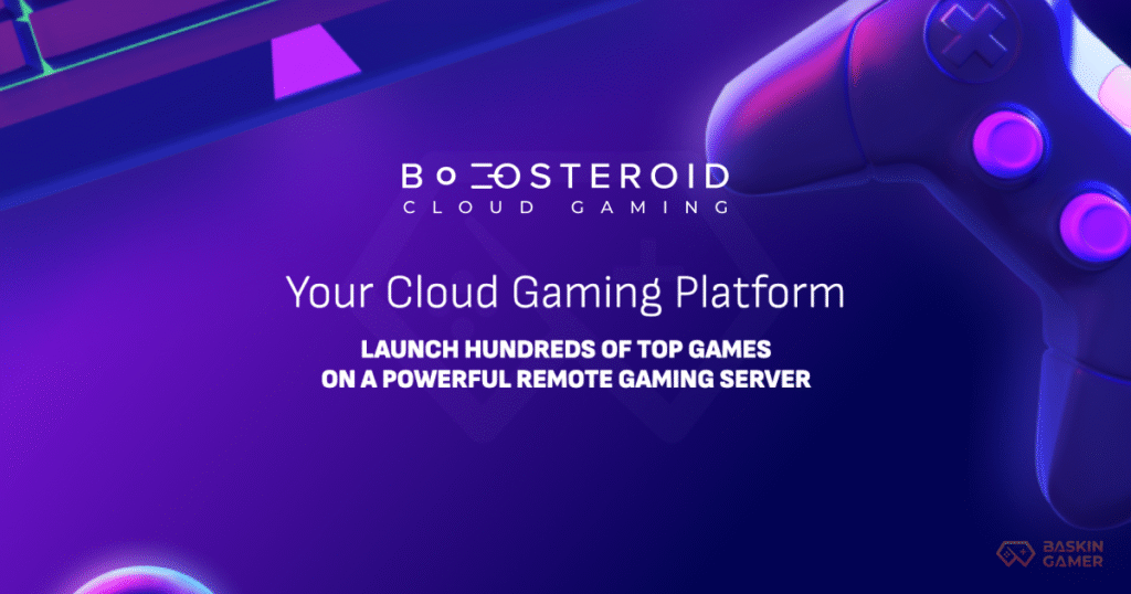 Boosteroid Cloud Gaming in 2025_ Level Up Your Game Anytime, Anywhere - Inner Image Gamer holding a controller while streaming Boosteroid on a smart TV