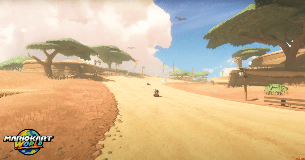 Mario Kart World on Nintendo Switch 2 Review - A Bold New Spin or Just a Flashy Drift_ - Inner Image - 2 Nintendo Switch 2 screenshot with vibrant characters racing through an open-world environment.