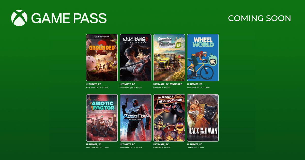 Xbox Game Pass July 2025 Wave 2: Day-One Releases, Hidden Gems