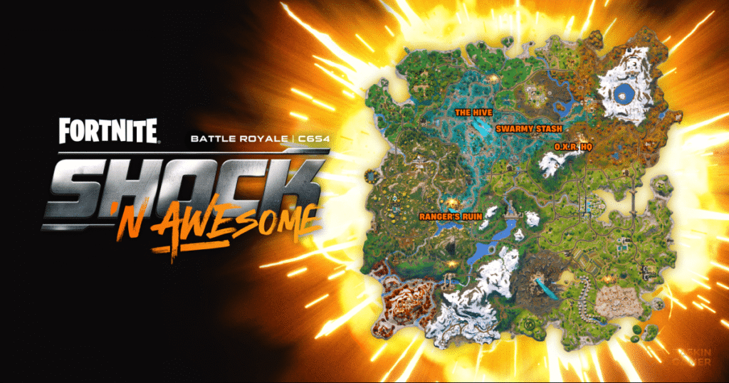 Shock ‘N Awesome Is Here_ Fortnite Chapter 6 Season 4 Bug-Invasion Madness- Inner Image 1 The Bug Invasion Takes Over the Map