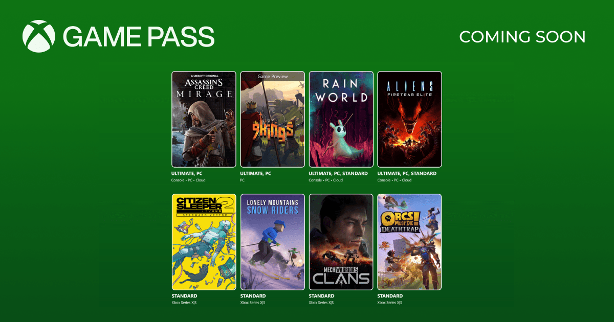 Xbox Game Pass July 2025 Wave 2_ Day-One Releases, Hidden Gems