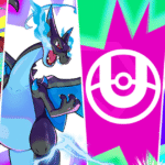 Mega Charizard X unleashing a fiery attack in Pokémon UNITE
