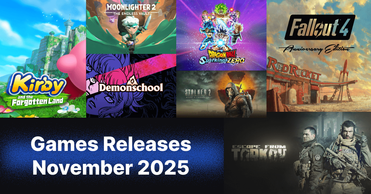 Best Games of November 2025, New Releases & Must-Play Titles