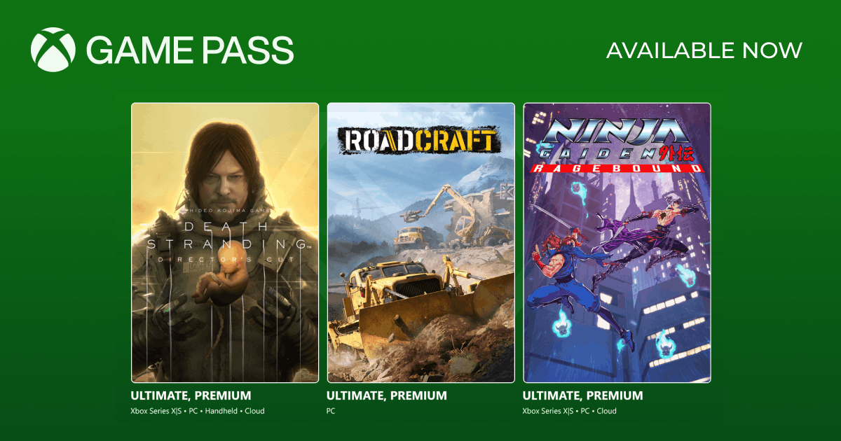 Xbox Game Pass January 2026 Update Brings Death Stranding, Roadcraft, and Ninja Gaiden Ragebound - Baskingamer.com