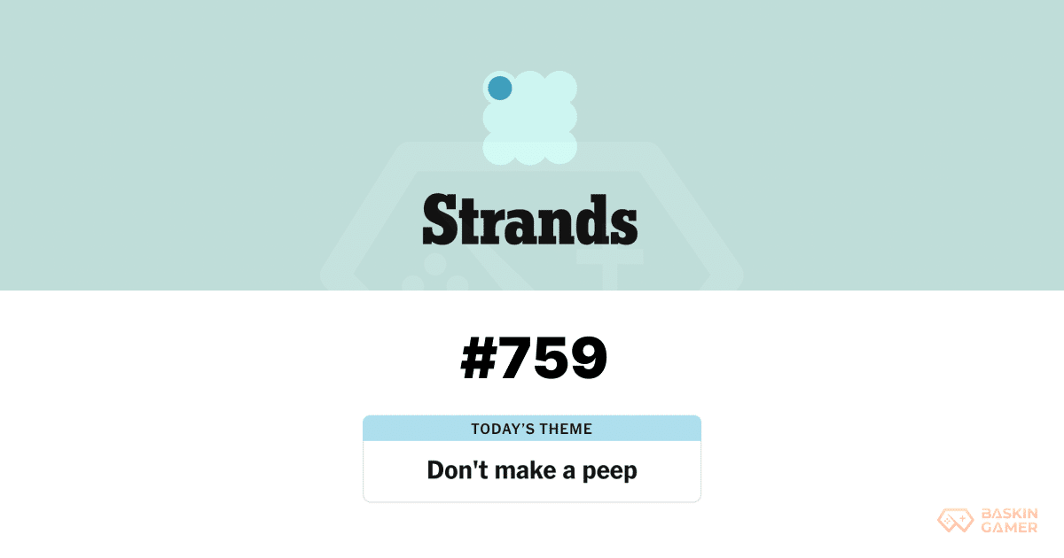 NYT Strands #759 Answer Today for April 1: Hints, Spangram, and Why SHHHHHHHHHHHH Is the Perfect April Fools’ Puzzle