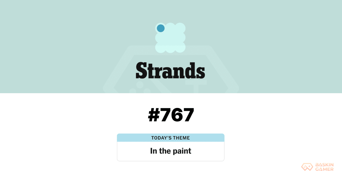 NYT Strands Today Answer for April 9, 2026 #767: Hints, Spangram, and Full Word List for “In the Paint”