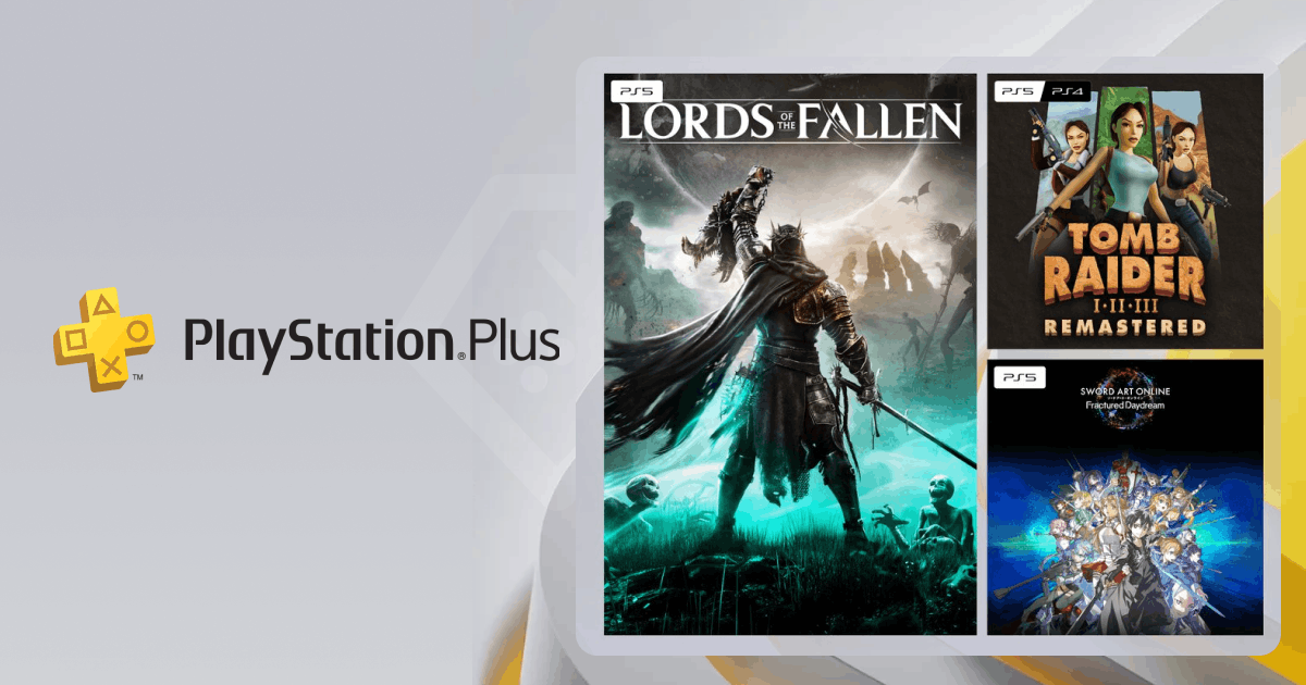 PlayStation Plus April 2026 Monthly Games: Lords of the Fallen, Tomb Raider Remastered, and SAO Lead a Strong PS Plus Month