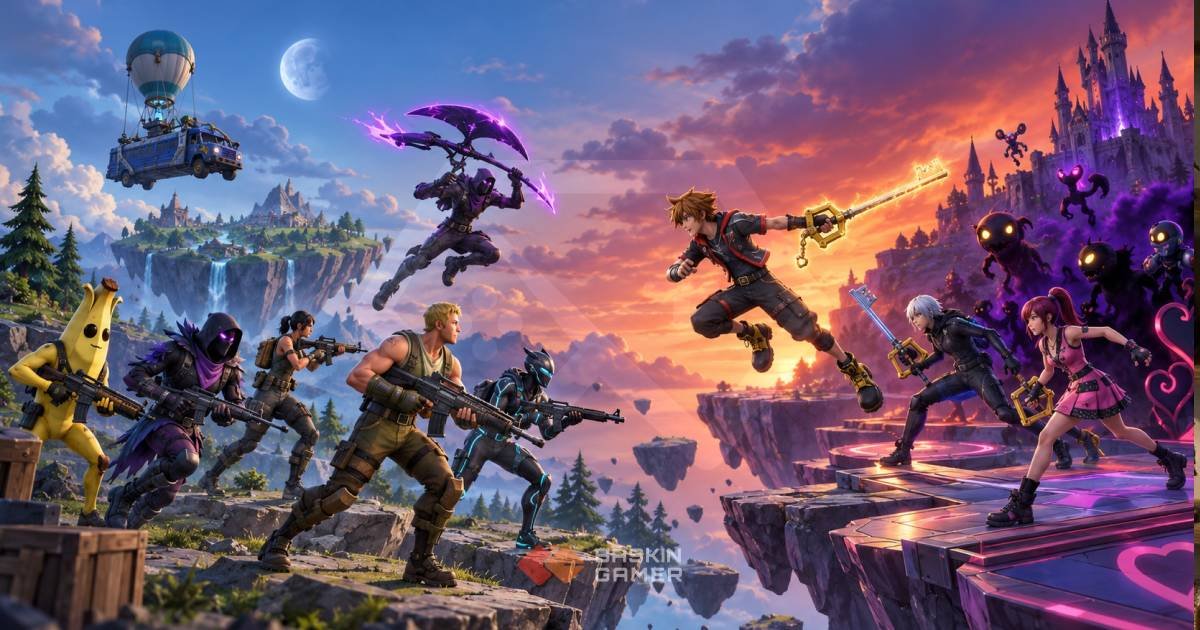 Fortnite Kingdom Hearts Power Hour Explained_ Times and How It Worked - Baskingamer.com
